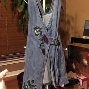 Denim Wrap Dress